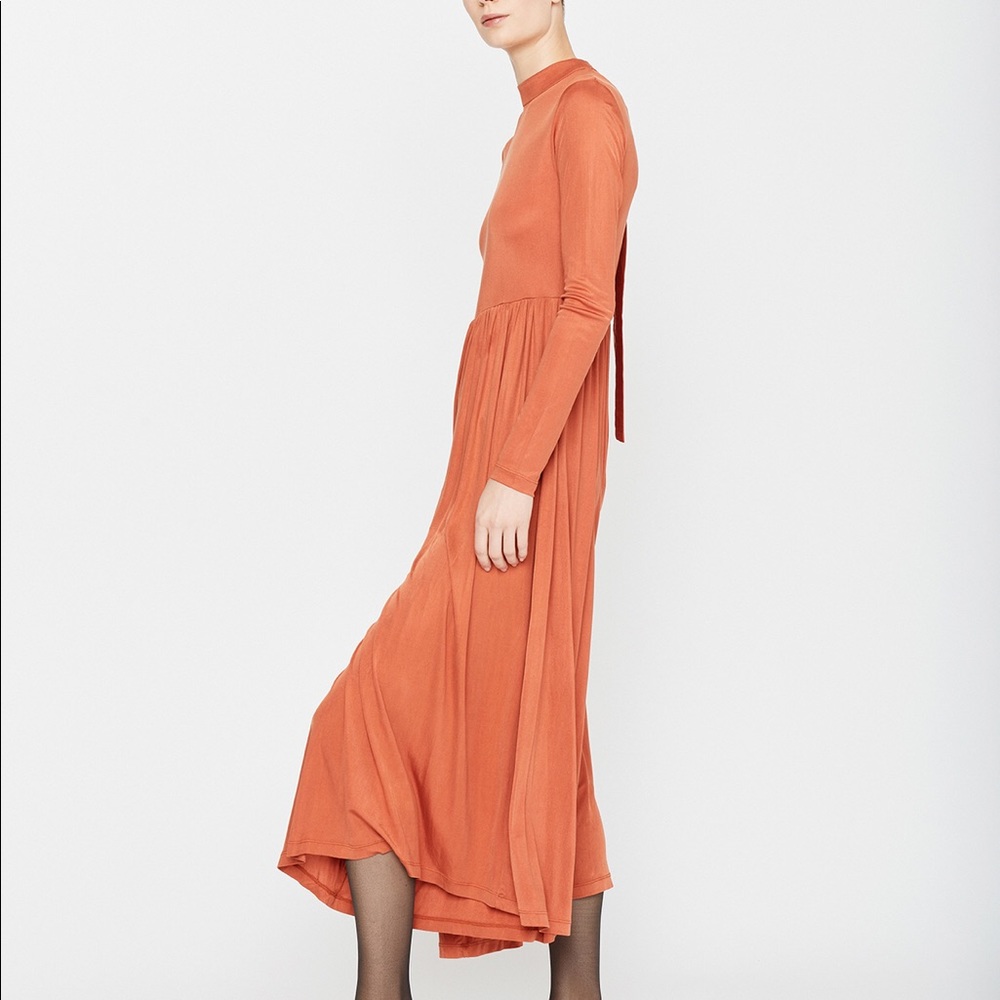 WRAY Pine Jumpsuit in Cayenne Silk - Picture 3 of 4